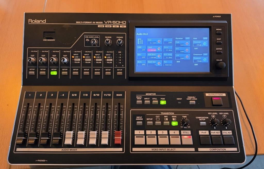 Roland AV mixer VR-50HD, Ophalen, Zo goed als nieuw