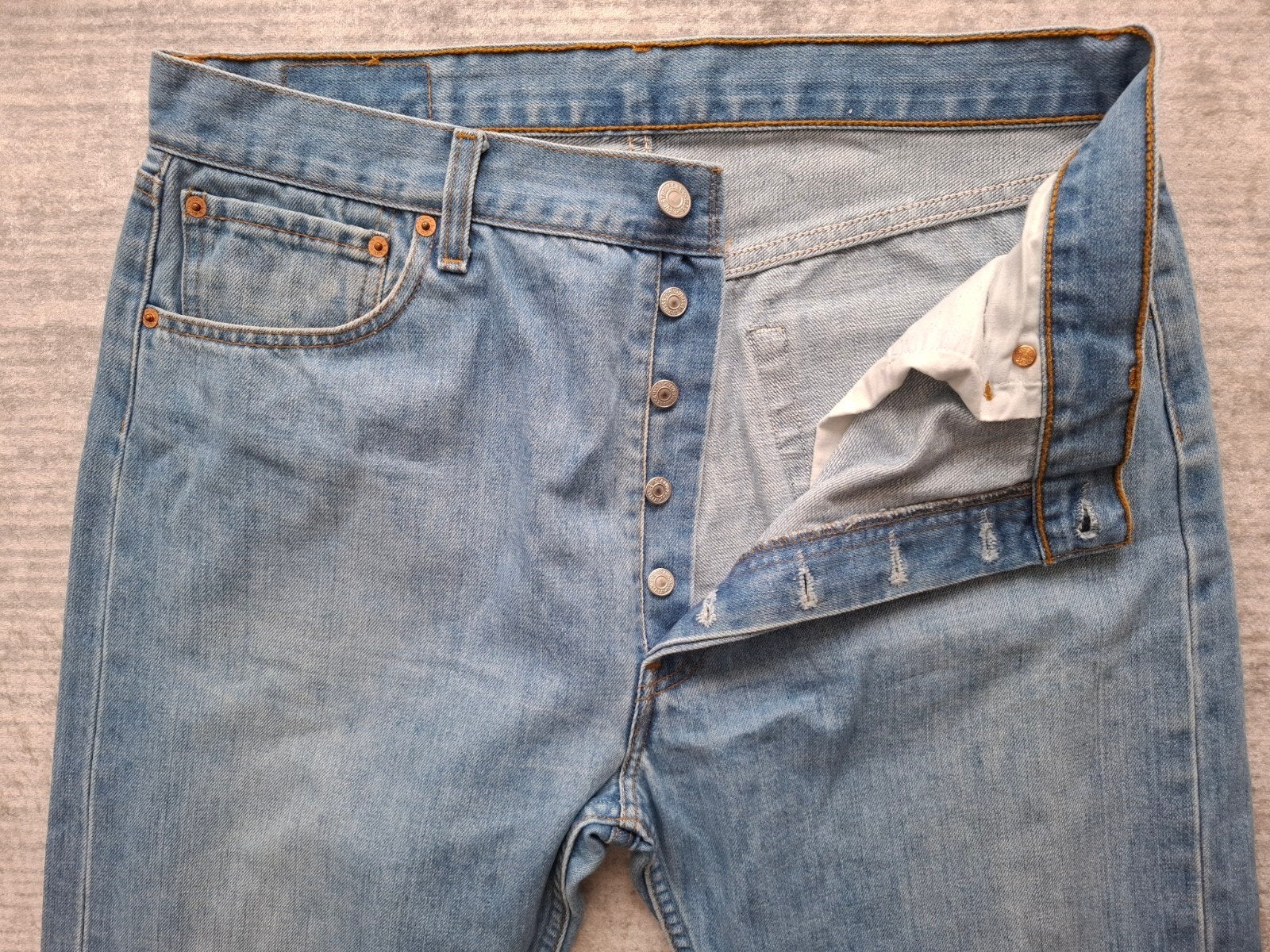 Levi’s 501 jeans W36 L32, W36 - W38 (confectie 52/54), Blauw, Ophalen of Verzenden, Zo goed als nieuw