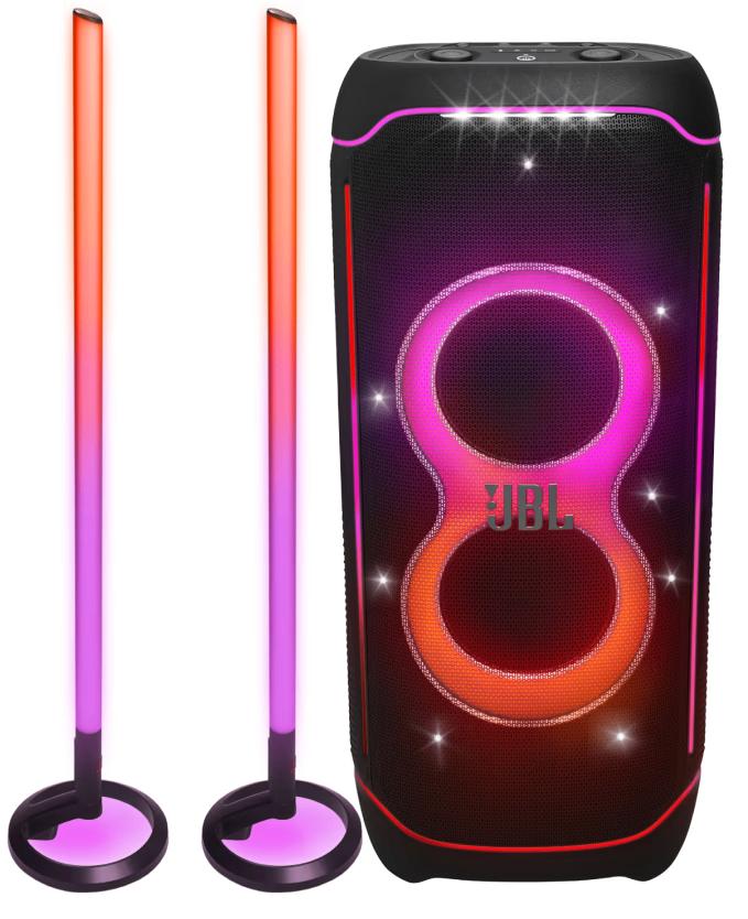 JBL Partybox Ultimate + 2x JBL Partylight Stick | TE HUUR |, Audio, Tv en Foto, Luidsprekers, Ophalen, JBL, Nieuw, Complete surroundset