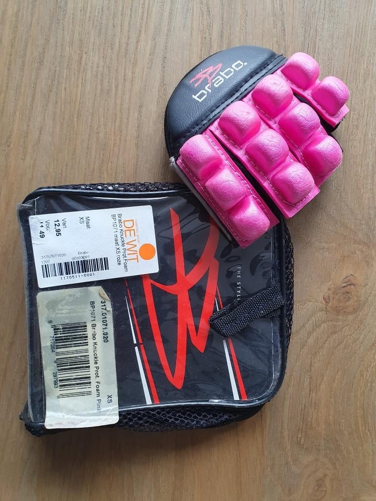Brabo hockey handschoen knokkels XS, Sport en Fitness, Hockey, Ophalen of Verzenden, Gebruikt, Overige typen