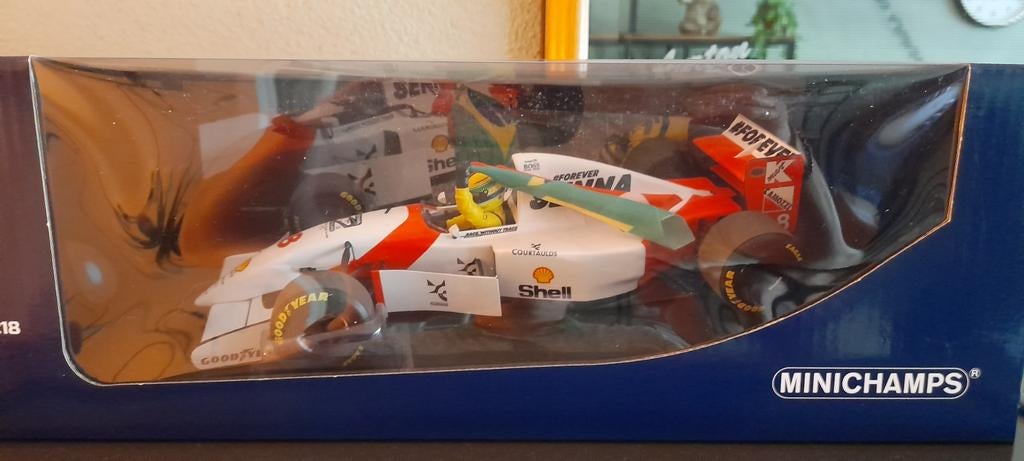A. Senna MP4/8 1993. S. Vettel tribute Imola 2024 NIEUW, Verzamelen, Ophalen of Verzenden, Nieuw, Auto's