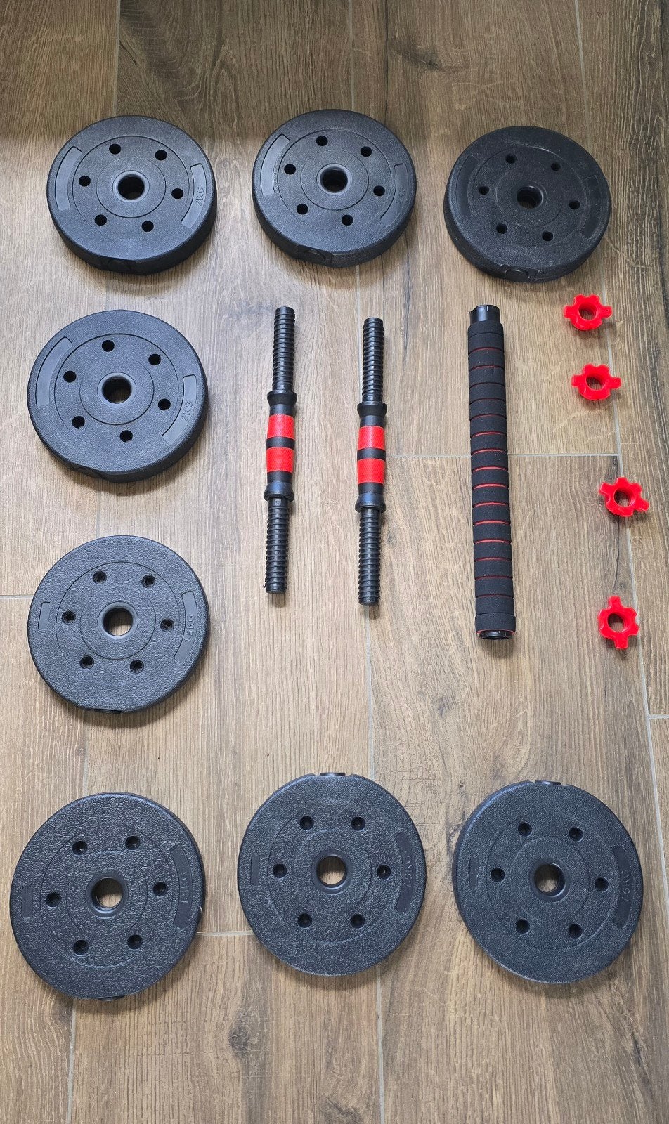 Sens Design halterset - 15 kg, Ophalen, Zo goed als nieuw, Buik, Dumbbell