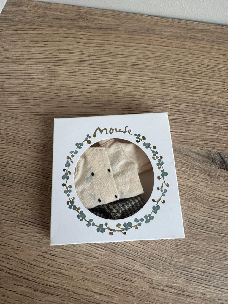 Maileg chef kok kleding vader/moeder formaat, Ophalen of Verzenden, Nieuw, Overige typen