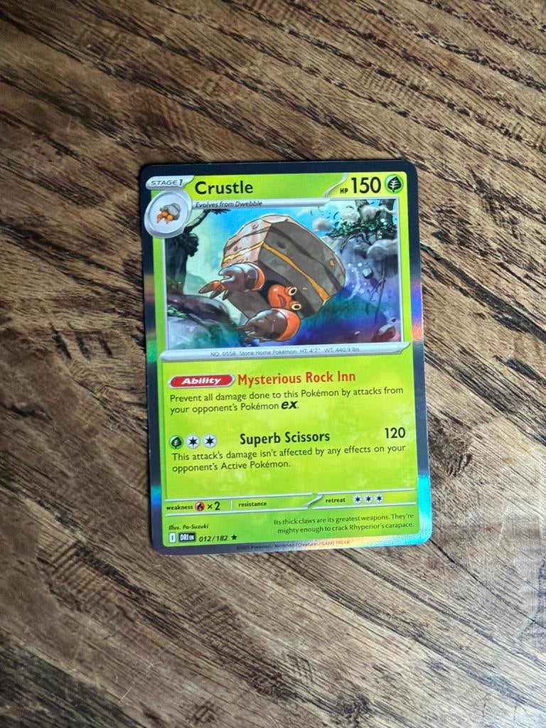 Pokémon TCG: Crustle (012/182) - Brilliant Stars, Ophalen of Verzenden, Nieuw, Losse kaart