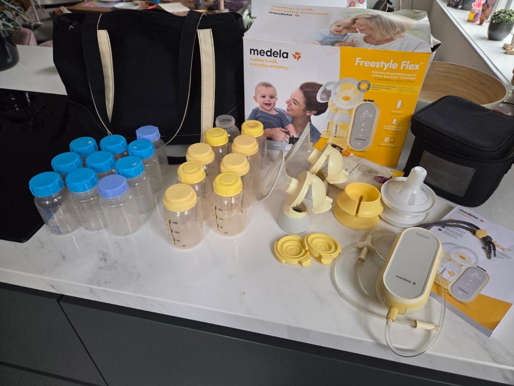 Medela freestyle flex kolf, Ophalen of Verzenden, Gebruikt, Borstkolf
