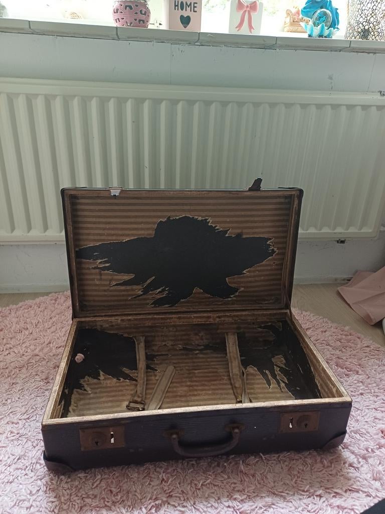 Unieke Ouderwetse Hutkoffer - Vintage Decoratie, Ophalen