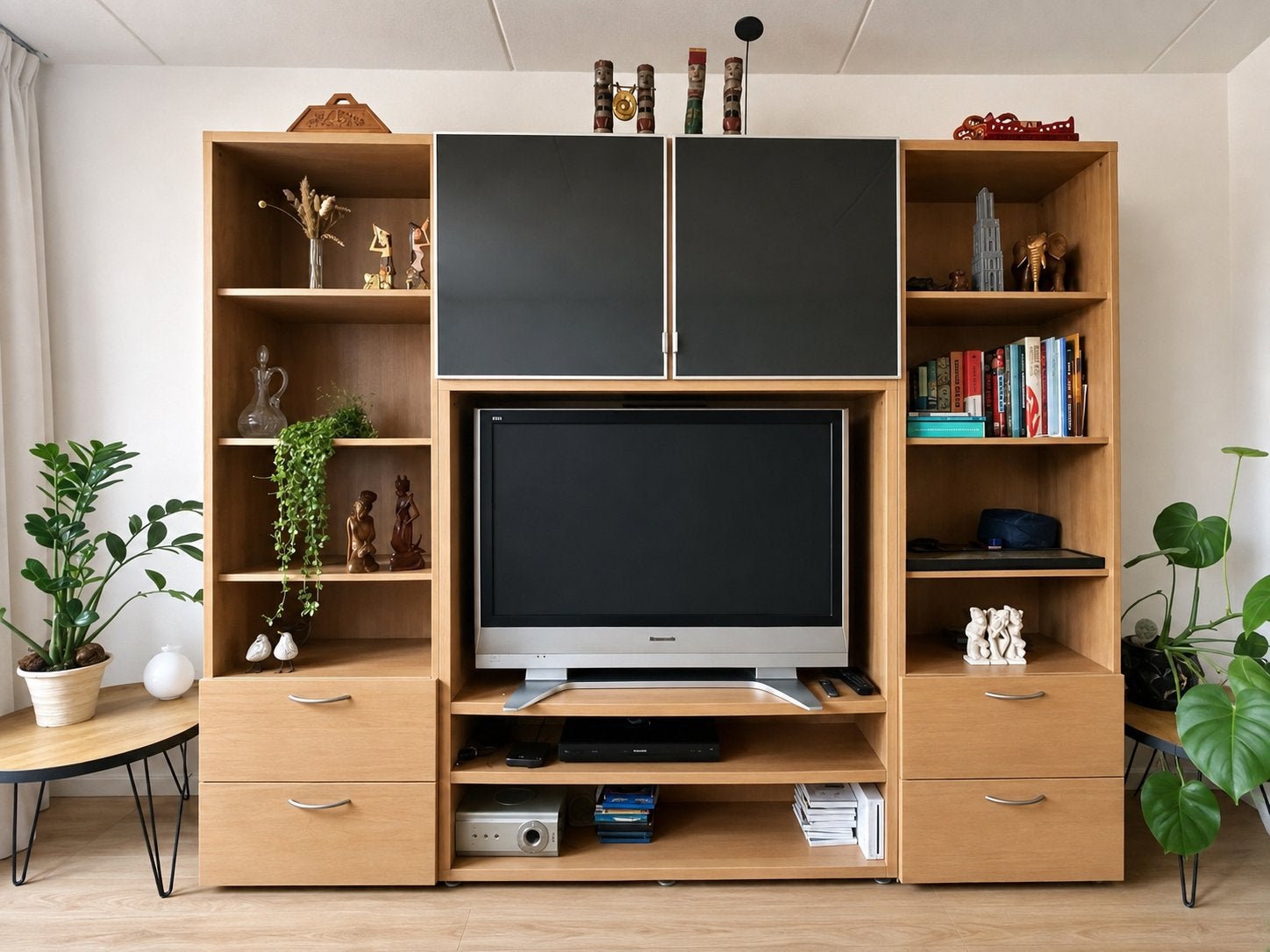IKEA Wandkast TV-meubel 42 inch- 240x195x40 cm, Ophalen, Gebruikt, 200 cm of meer, 150 tot 200 cm
