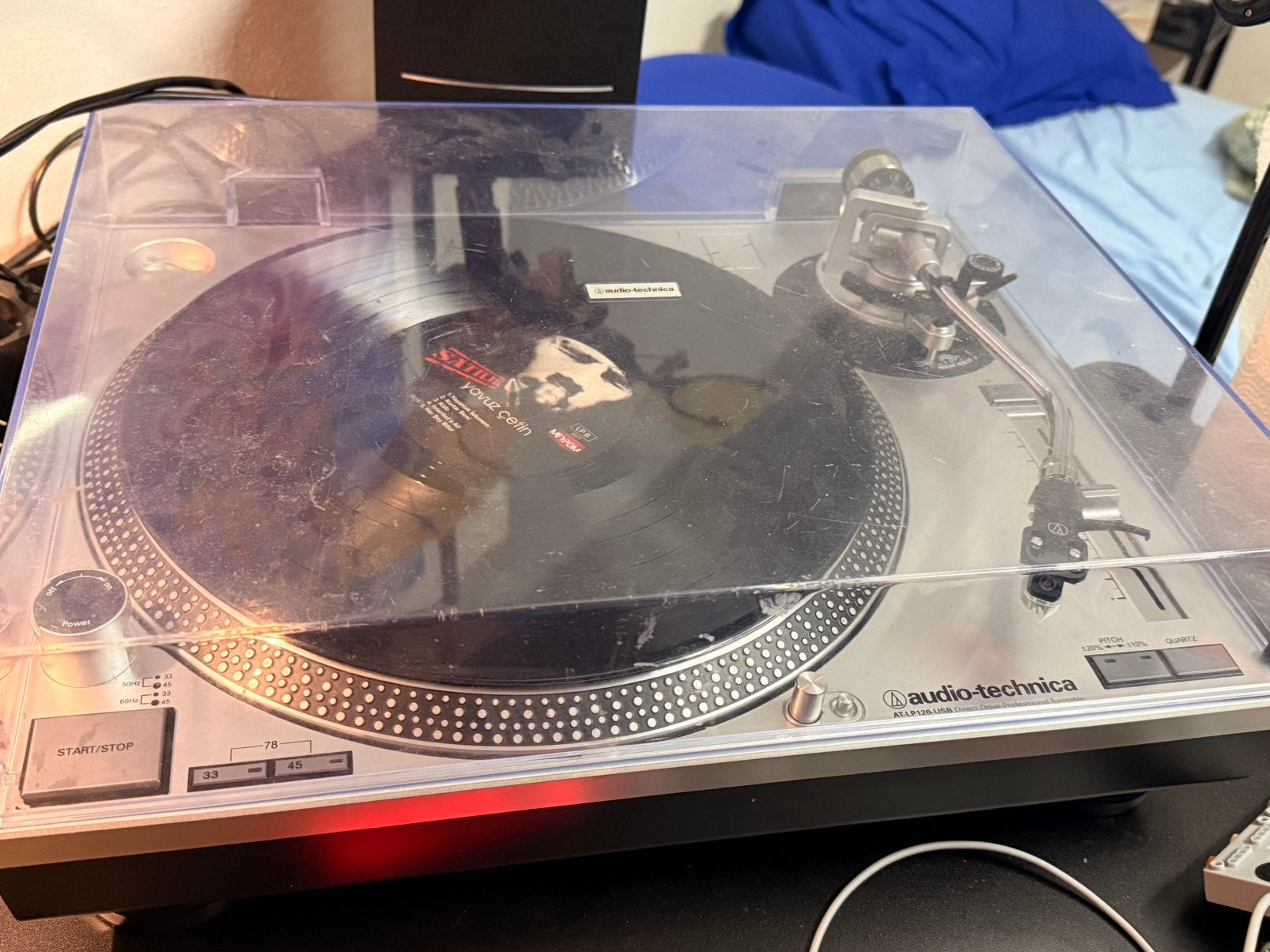 Audio Technika LP120 usb, Audio, Tv en Foto, Gebruikt, USB-aansluiting, Platenspeler, Ophalen