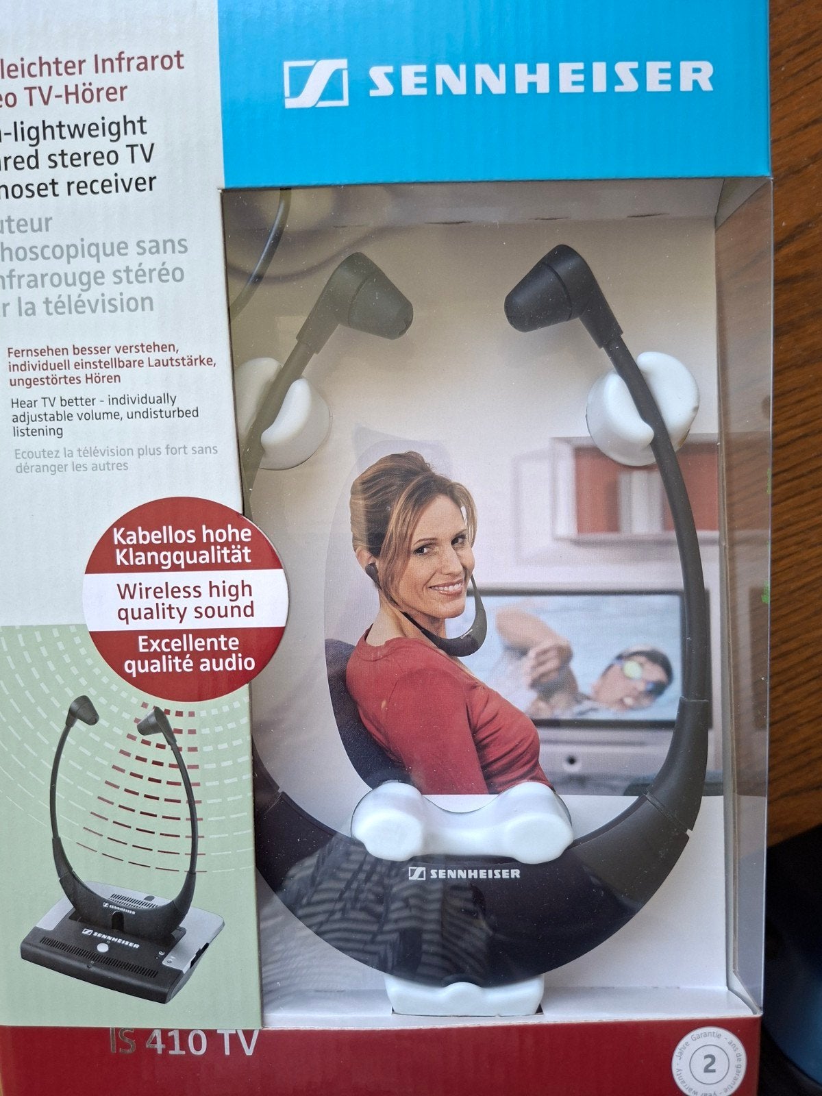 Sennheiser IS 410 TV Draadloze Infrarood TV-Hoofdtelefoon, Ophalen of Verzenden