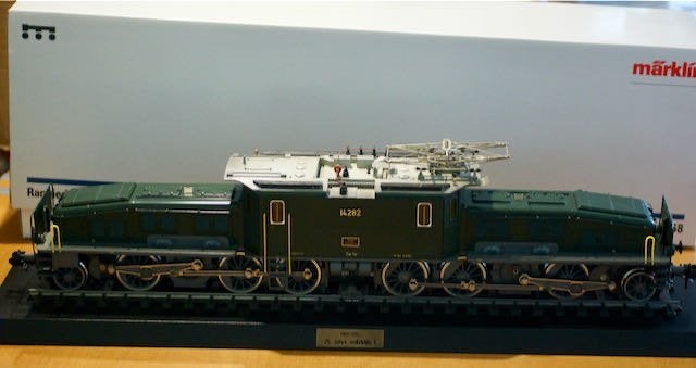 Märklin Spur 1 5558 Elektrolokomotive (25 Jahre Märklin), Wisselstroom, Locomotief, Ophalen of Verzenden, Zo goed als nieuw