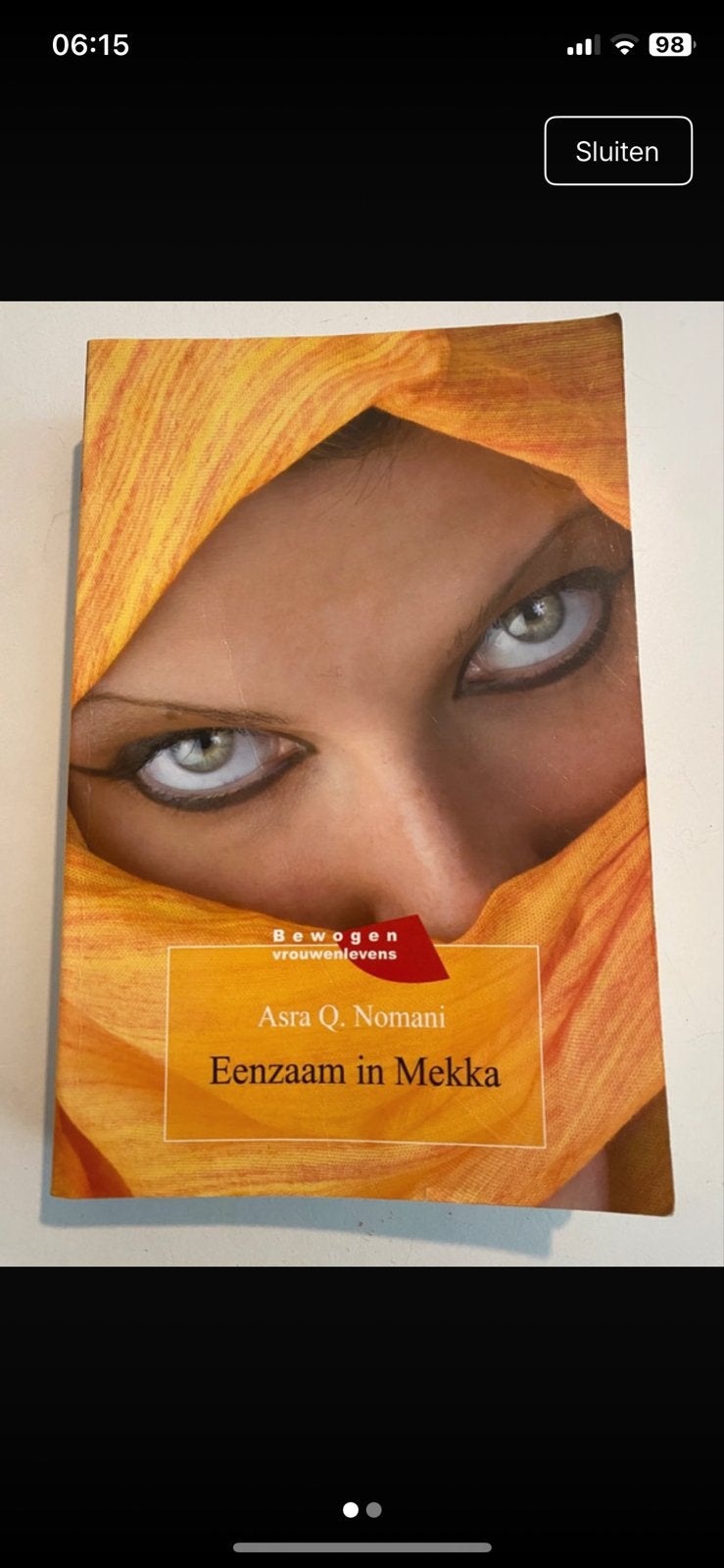 Asra Q. Nomani - Eenzaam in Mekka (Spannend verhaal), Ophalen of Verzenden, Gelezen, Religie