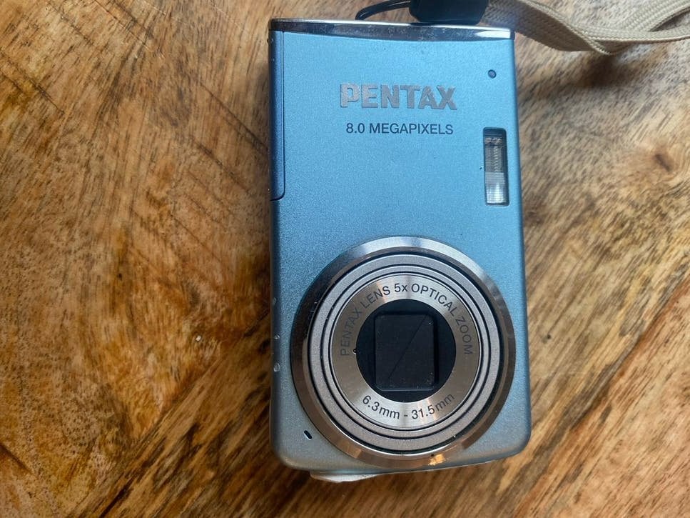 Pentax Optio M50 Compactcamera - 8.0 Megapixels, Gebruikt, Ophalen of Verzenden, Compactcamera, 4 t/m 7 keer