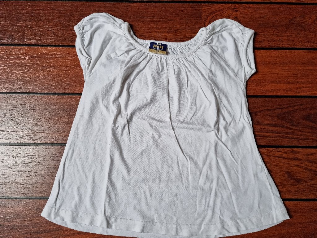 H&H top maat 122 ** LEUKE TOP **, Kinderen en Baby's, Gebruikt, Meisje, Ophalen of Verzenden, Shirt of Longsleeve