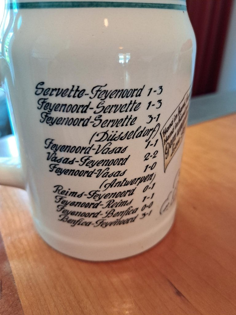 Feyenoord bier pul, Verzamelen, Sportartikelen en Voetbal, Ophalen of Verzenden, Zo goed als nieuw, Feyenoord, Overige typen