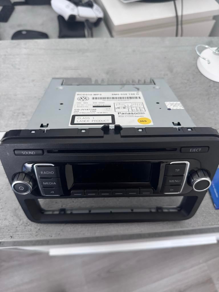 Originele Volkswagen Polo Radio RCD210 MP3, Ophalen of Verzenden, Gebruikt