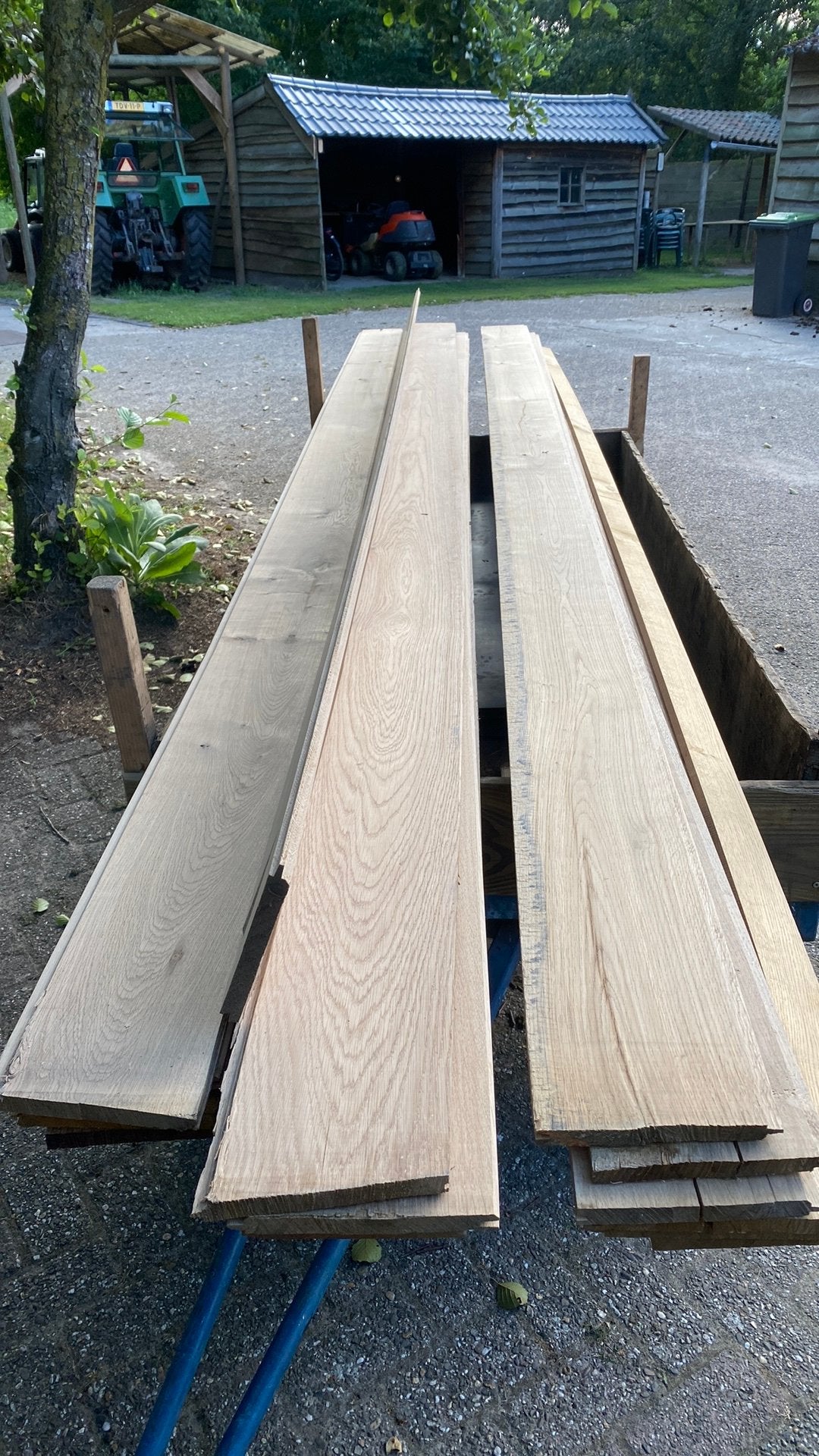 Eiken vloerdelen planken, Ophalen, Minder dan 25 mm, Eiken, Nieuw