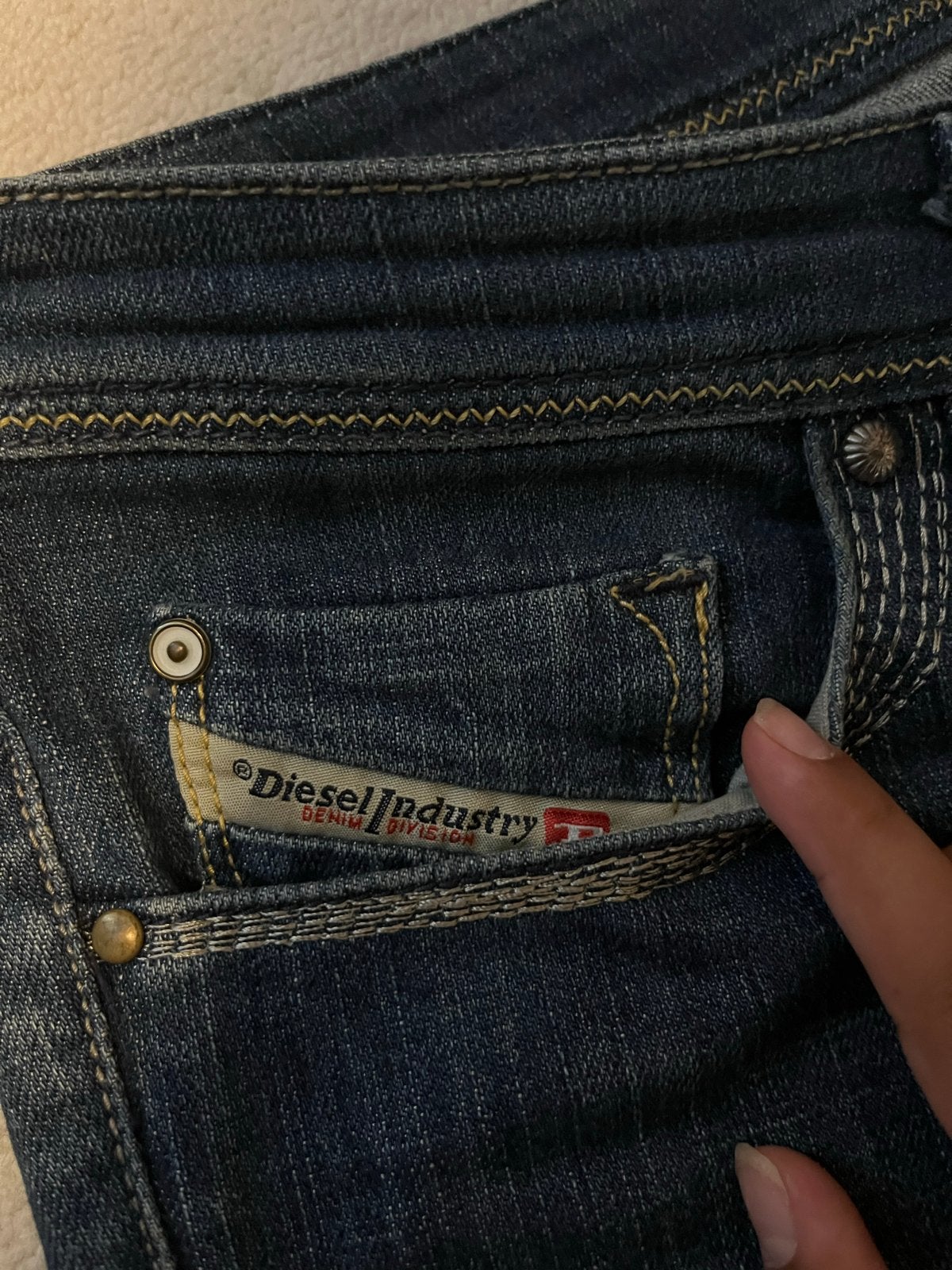 Diesel Lowky B.C. Stretch Jeans - W32, Ophalen of Verzenden, Gedragen, Blauw, W33 - W36 (confectie 42/44)