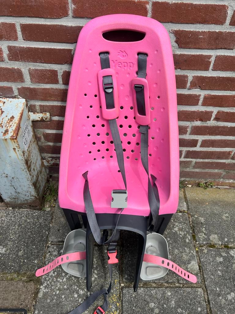 Roze Yepp Achterzitje voor Kinderen, Ophalen, Achterzitje, 9 t/m 36 kg, Gebruikt