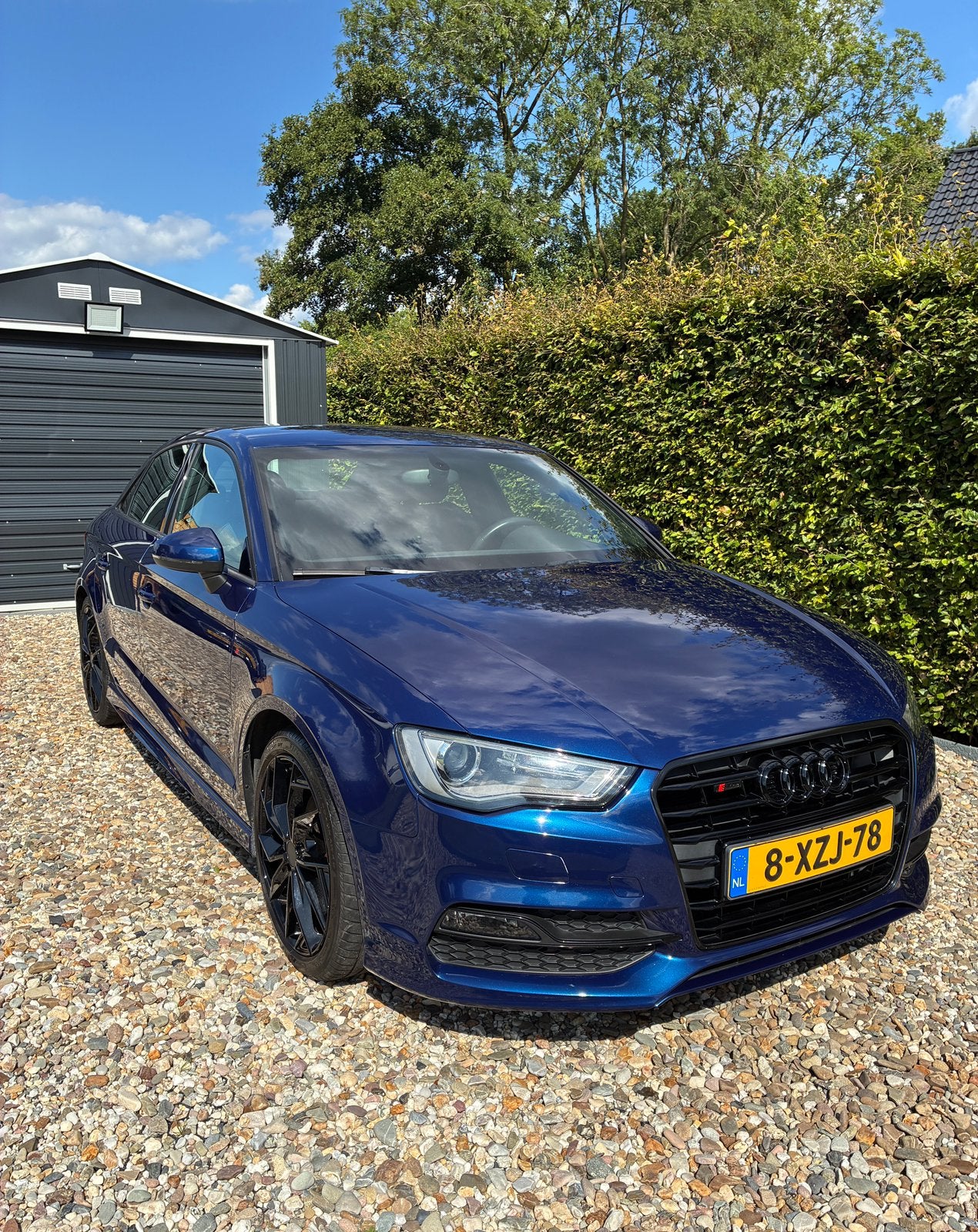 Audi A3 1.4 TFSI 110KW S-Line COD Limousine, Auto's, Zwart, 4 cilinders, Blauw, Origineel Nederlands