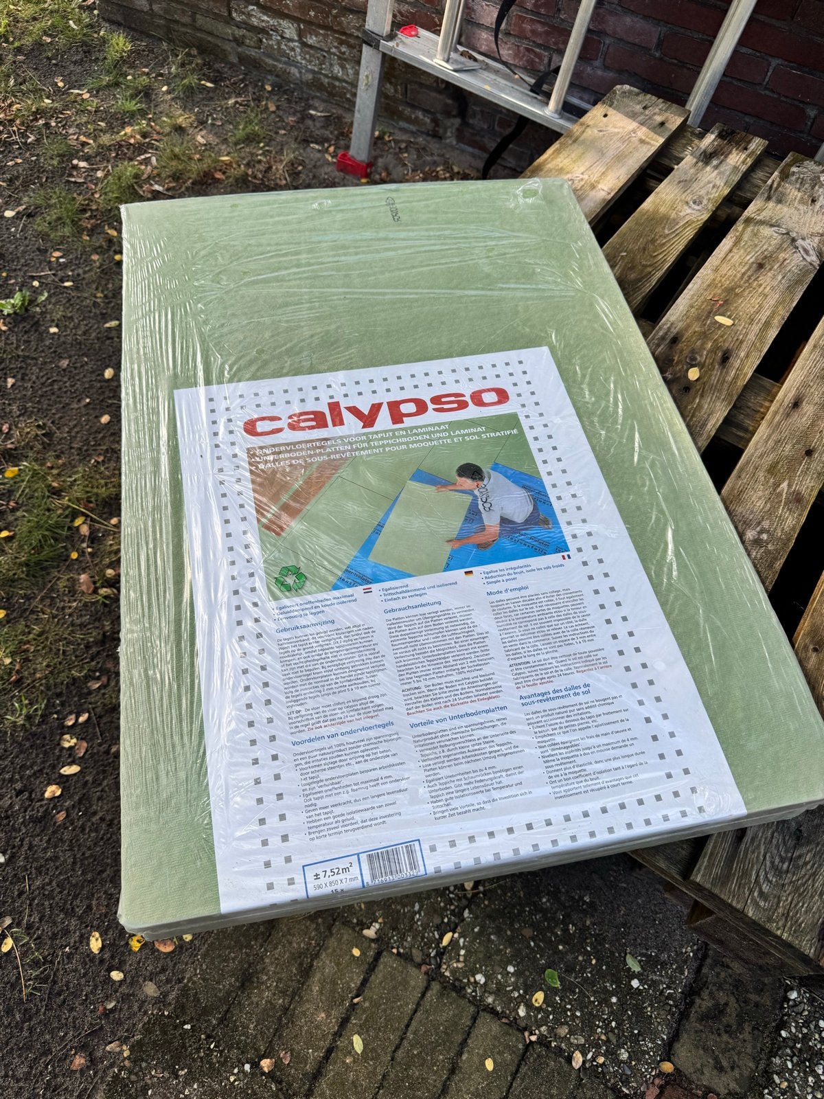 Calypso Ondervloerplaten voor Tapijt en Laminaat, Doe-het-zelf en Verbouw, Ophalen, Minder dan 25 mm, Nieuw, Plank