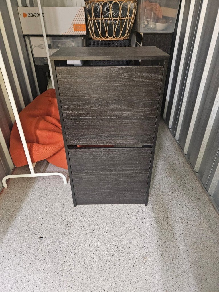 2 x IKEA shoe cabinet with 2 compartments, Ophalen, Zo goed als nieuw