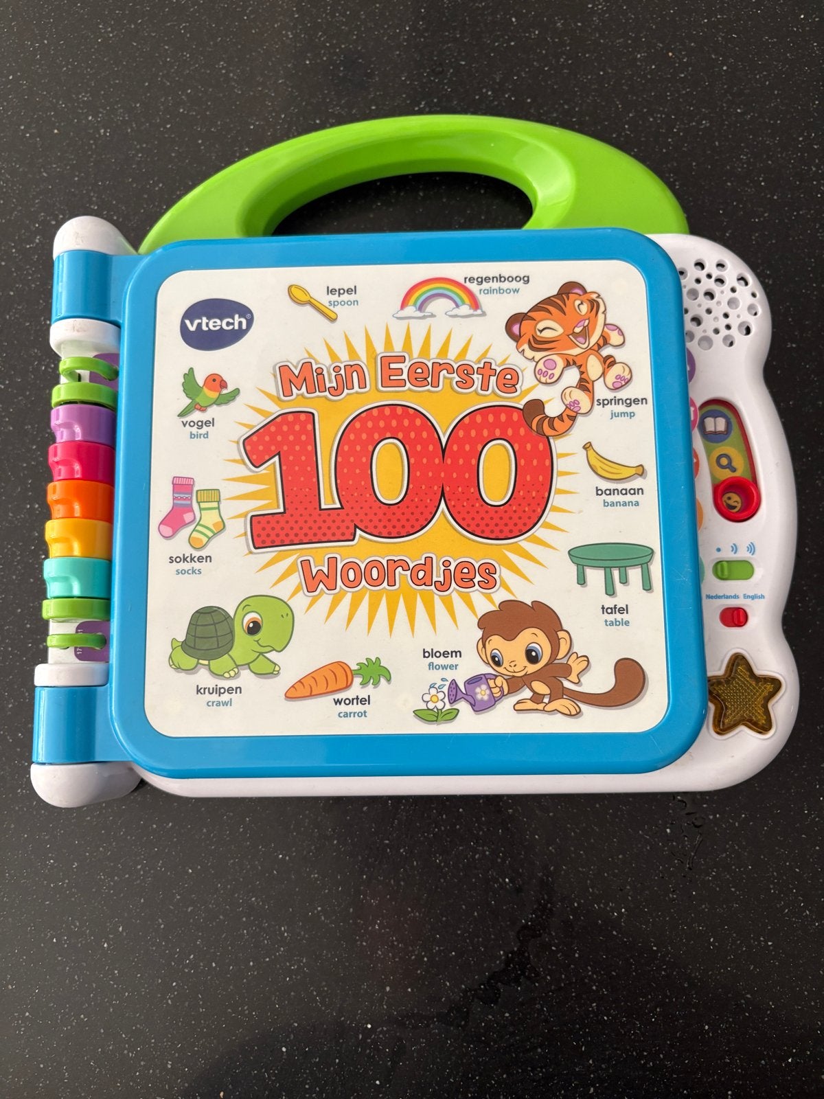 VTech Mijn Eerste 100 Woordjes Boek - Interactief Speelgoed, Ophalen, Gebruikt, Taal en Lezen, Met geluid