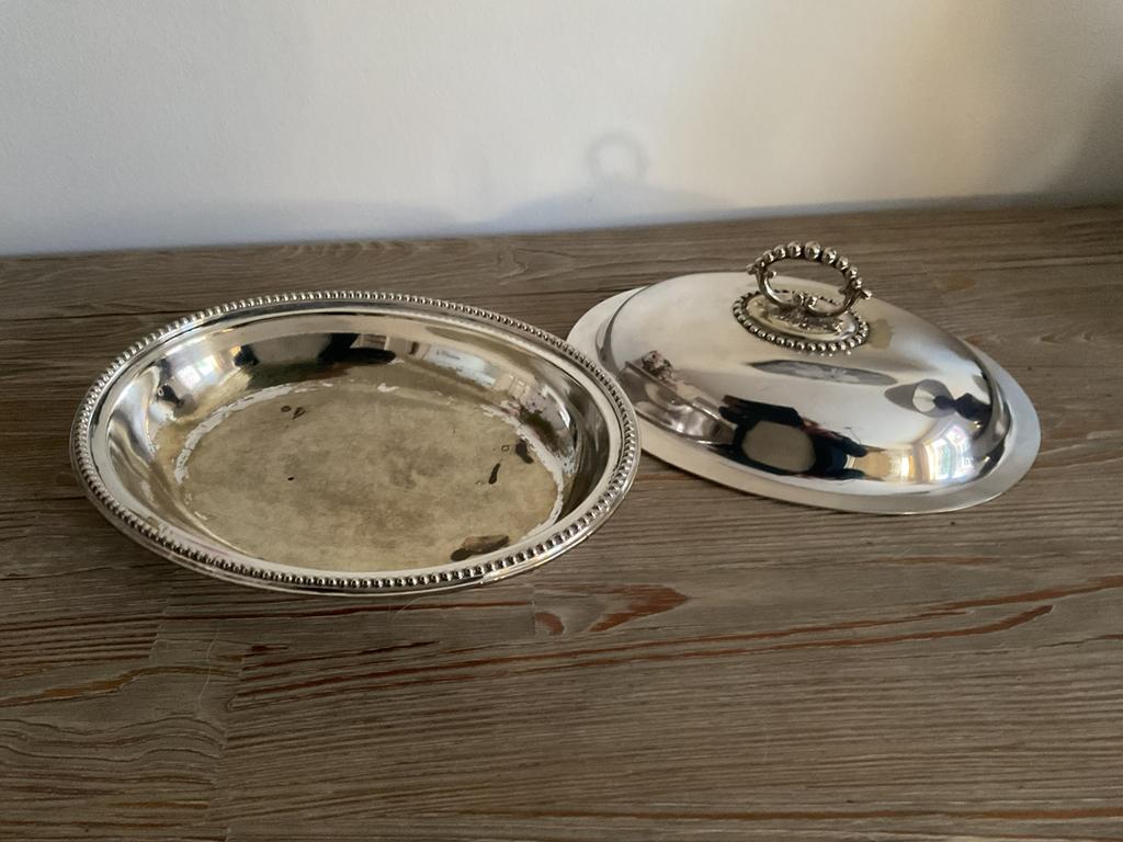 Serveerschaal hotelzilver, Ophalen