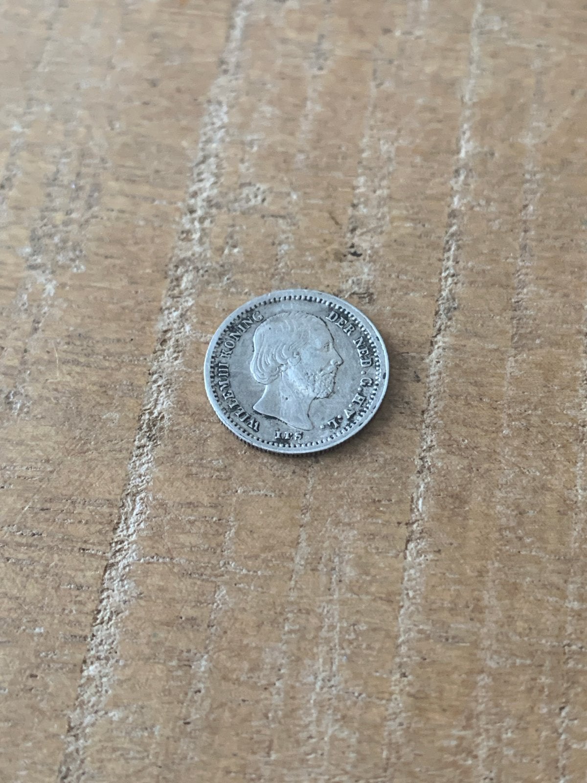 5 cent munt Koning Willem III uit 1869, Postzegels en Munten, Munten | Nederland, Ophalen, Koning Willem III, 5 cent, Losse munt