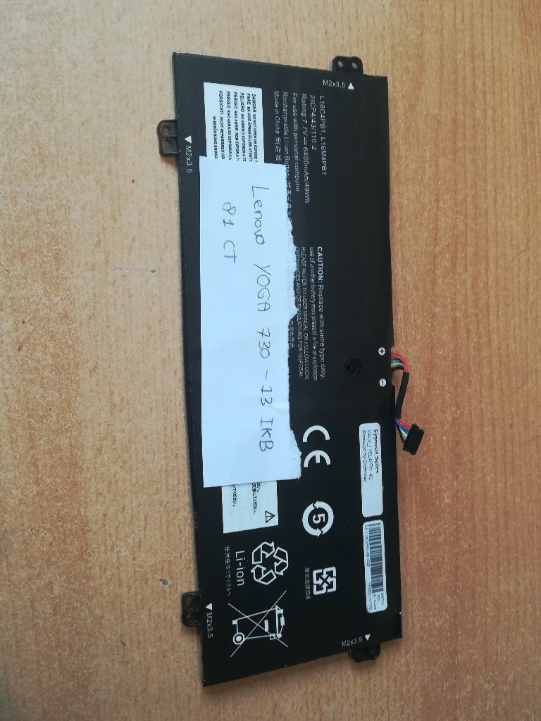 batterij van Lenovo YOGA 730, Computers en Software, Ophalen of Verzenden, Zo goed als nieuw, Lenovo