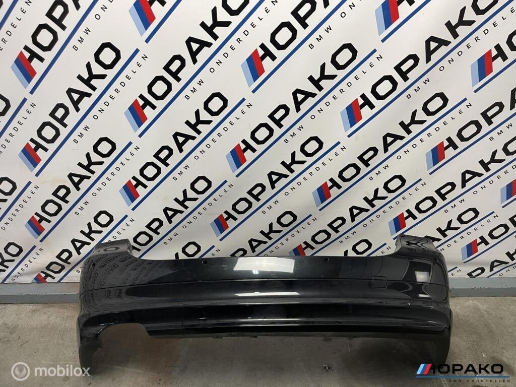 BMW E91 3 serie Achterbumper zwart 475 sapphire black, Gebruikt, Einsteinlaan 5, Rijswijk, Ophalen of Verzenden, Achter
