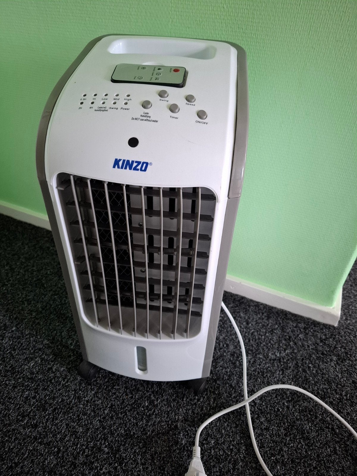 Kinzo air cooler, Ophalen, Minder dan 60 m³, 3 snelheden of meer, Zo goed als nieuw