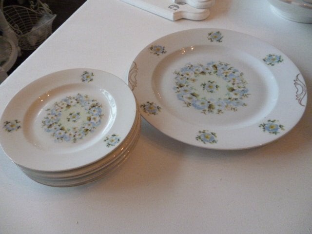 Brocante gebakstel, Ophalen of Verzenden