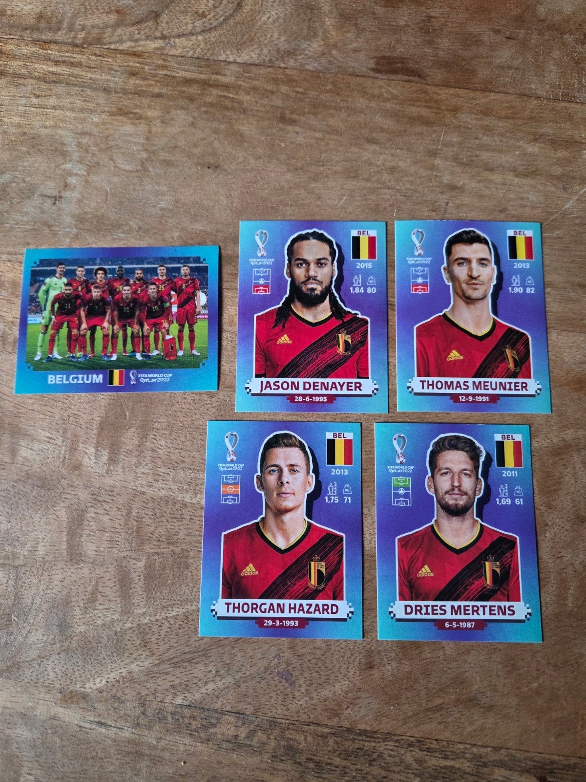 Panini WK 2022 België, Ophalen of Verzenden, Zo goed als nieuw, Buitenlandse clubs, Poster, Plaatje of Sticker