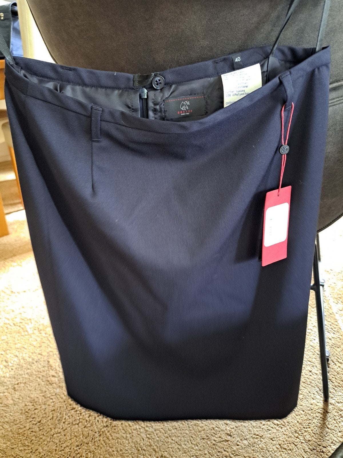 Rokje, Blauw, Greiff, Zo goed als nieuw, Boven de knie