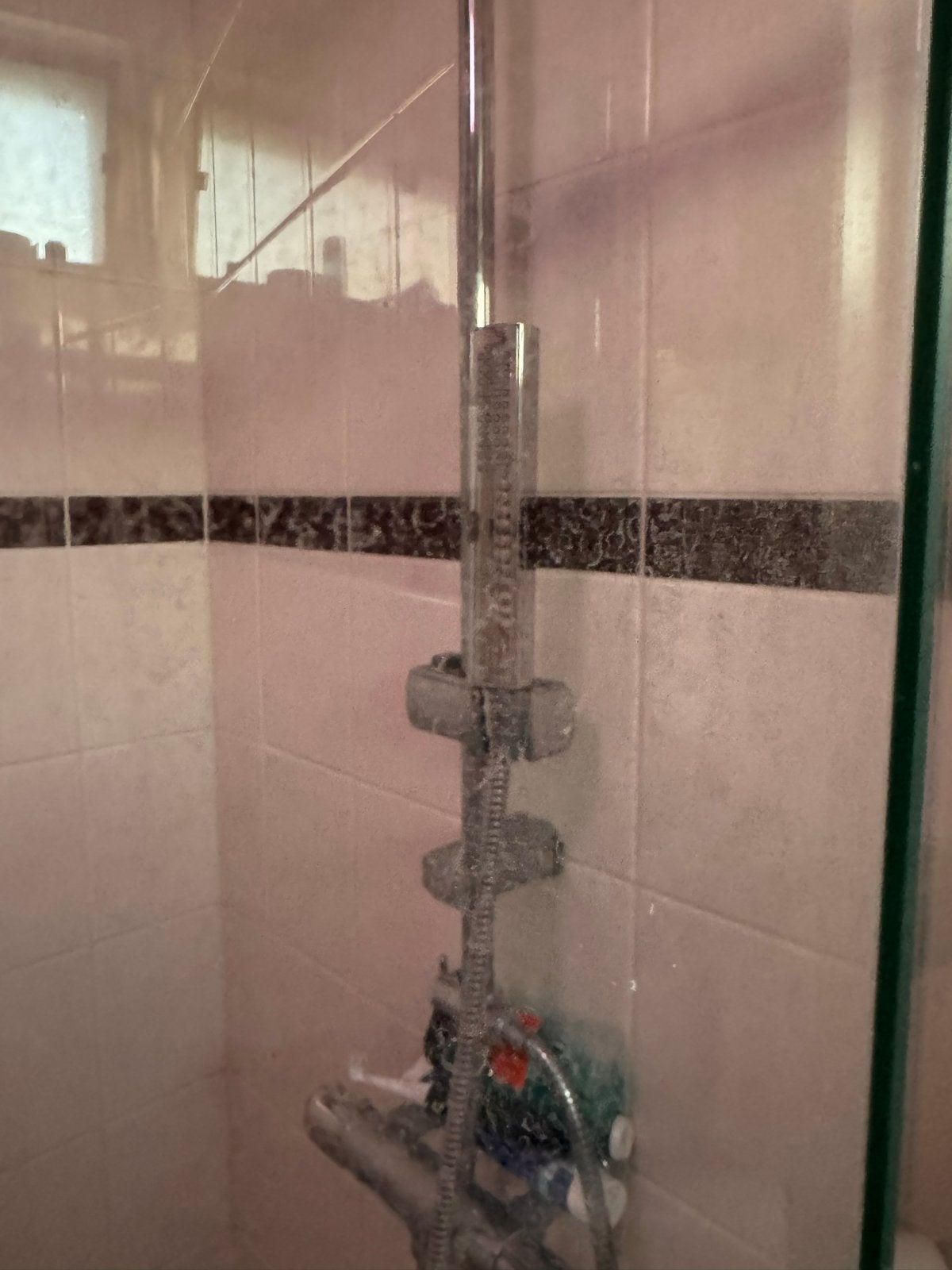 Douchecabine met kalkaanslag, Doe-het-zelf en Verbouw, Sanitair, Ophalen, Gebruikt, Glas, Douche