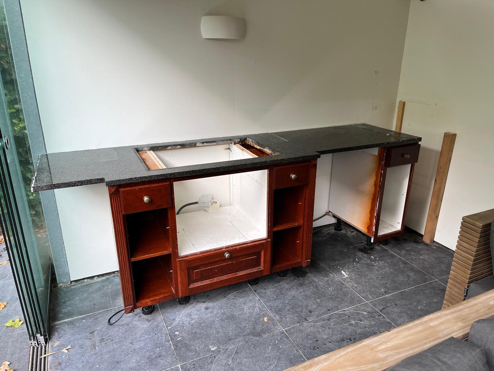 Keuken, Ophalen, Gebruikt, 200 cm of meer, Minder dan 100 cm