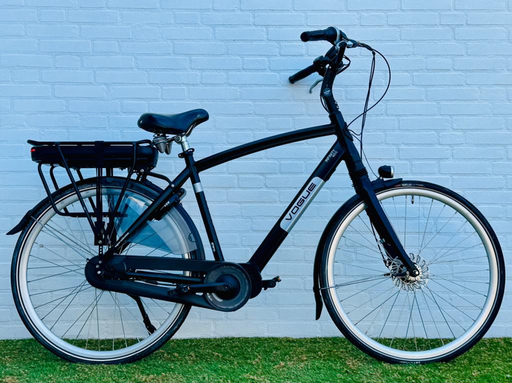 Vogue elektrische fiets Bafang middenmotor Laag km, Ophalen of Verzenden, Zo goed als nieuw, 50 km per accu of meer, Overige merken