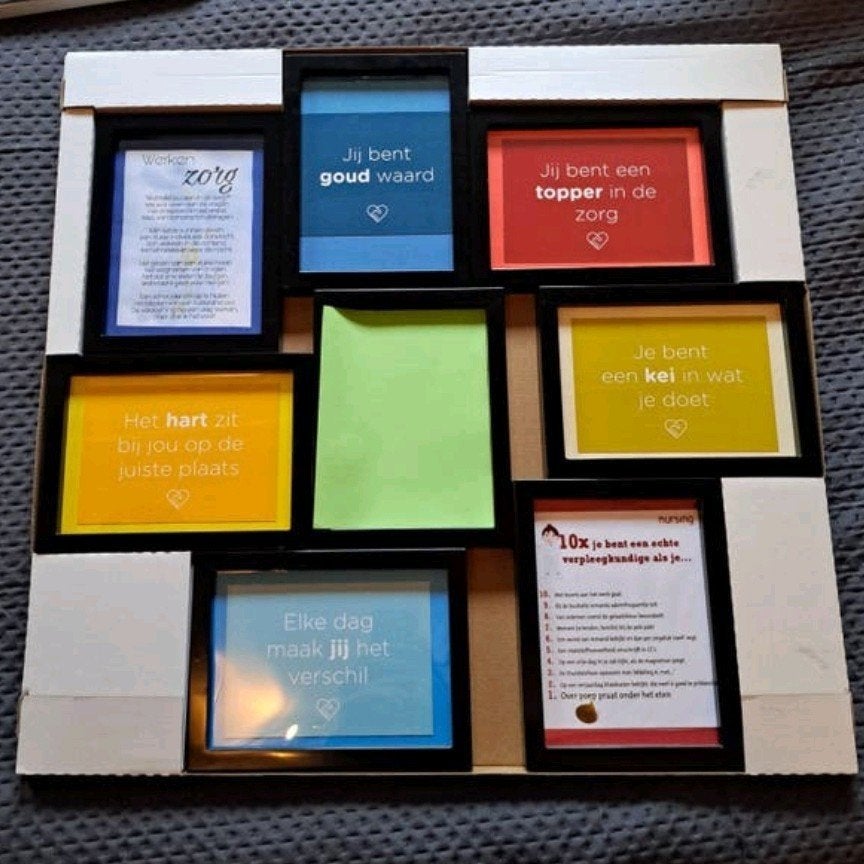 Fotolijst voor 8 foto's (10 x 15 cm), Audio, Tv en Foto, Ophalen, Zo goed als nieuw