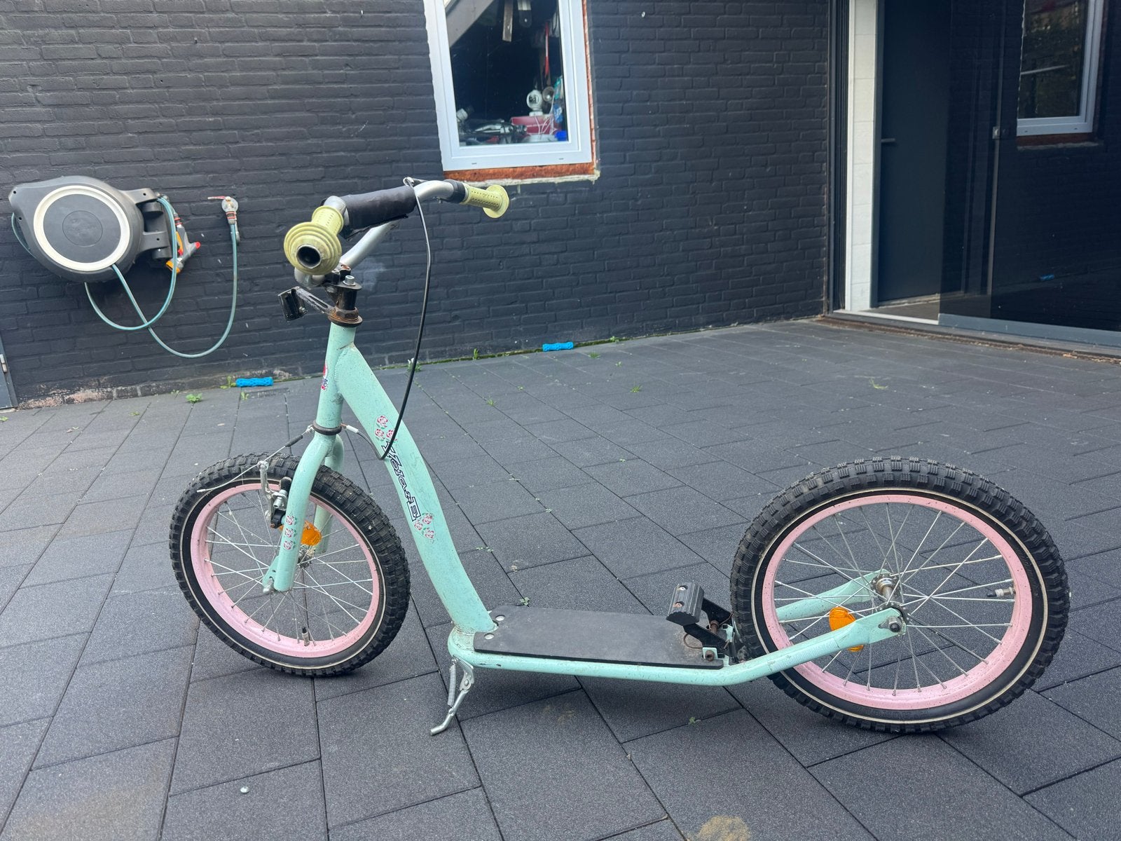 Stoere step met grote wielen - ideaal voor avontuur!, Fietsen en Brommers, Ophalen, Gebruikt, Gewone step