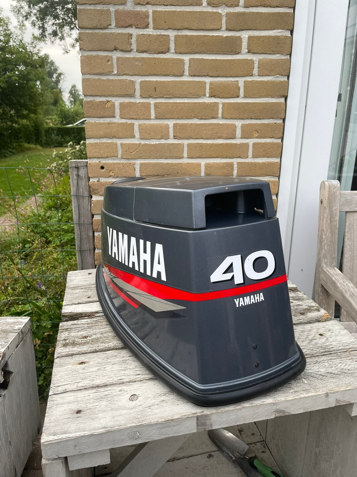 Nieuwstaat! Yamaha autolube kap 40 50 pk, Ophalen of Verzenden, Zo goed als nieuw