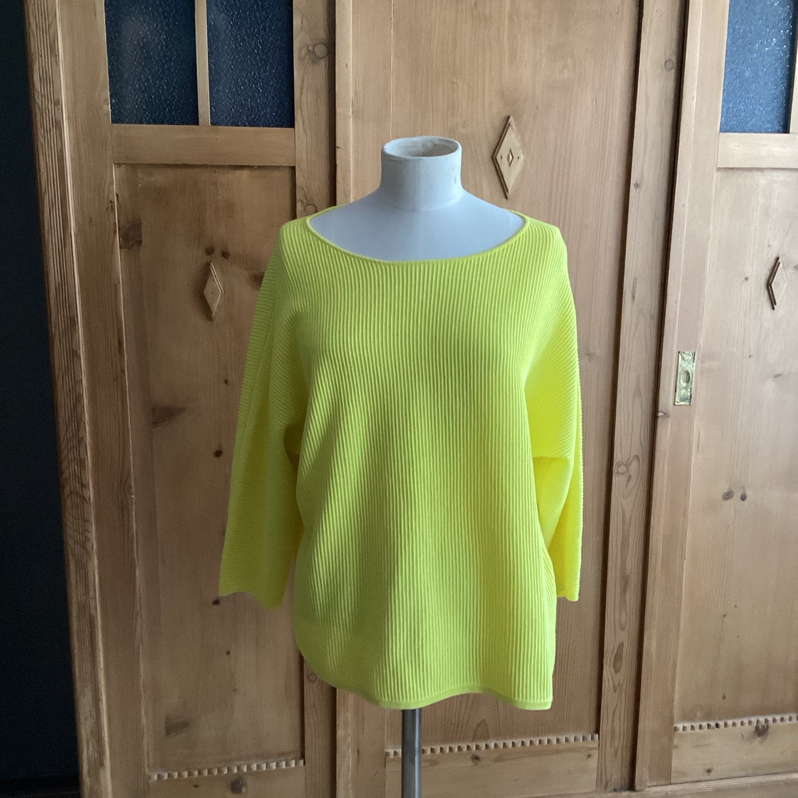 Opus PIKA Trui Maat 42 Neon Geel nieuw, Ophalen of Verzenden, Nieuw, Maat 42/44 (L), Geel