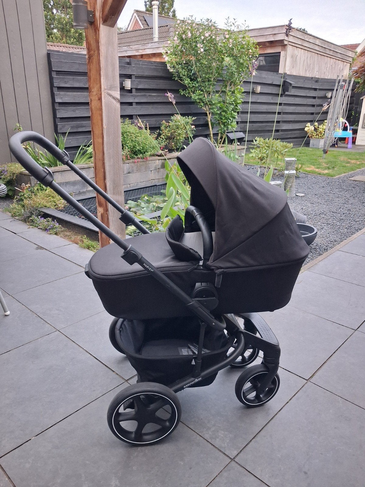 Easywalker Harvey 5 combiwagen met reiswieg en zitje, Kinderen en Baby's, Kinderwagens en Combinaties, Ophalen, Gebruikt, Overige merken