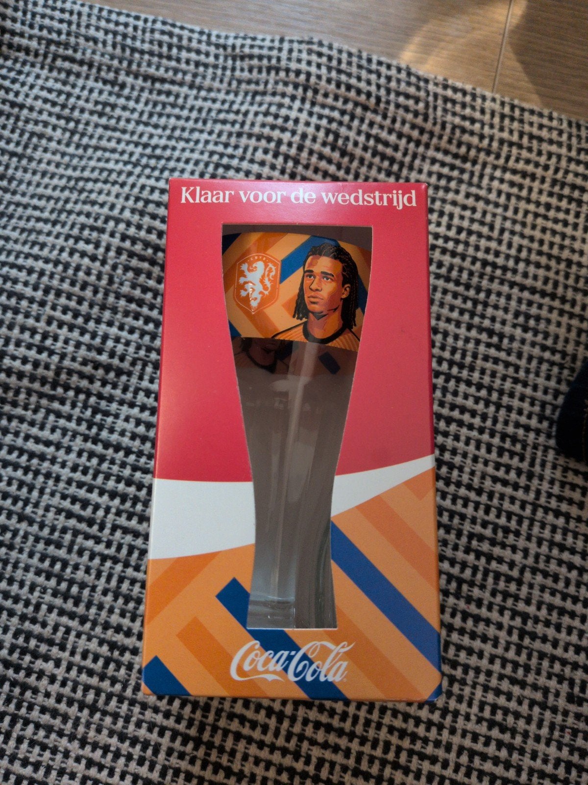 Coca-Cola glas met Nathan Ake - WK voetbal, Ophalen, Nieuw, Overige binnenlandse clubs, Overige typen