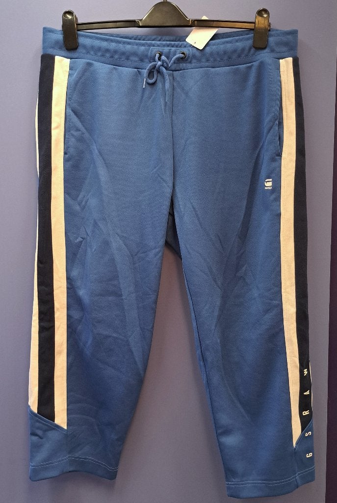 G-Star gstar side stripe sweat pant broek blauw mt XL 41765, Blauw, ., Maat 56/58 (XL), G-Star