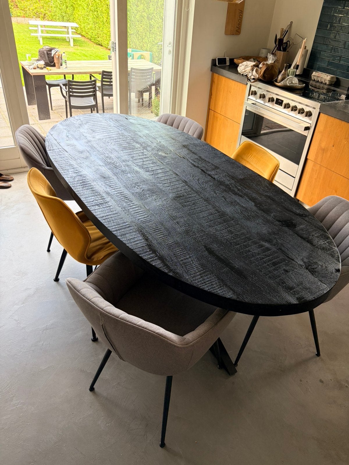 Tafel ovaal, Gebruikt, 100 tot 150 cm, 200 cm of meer, Ophalen of Verzenden