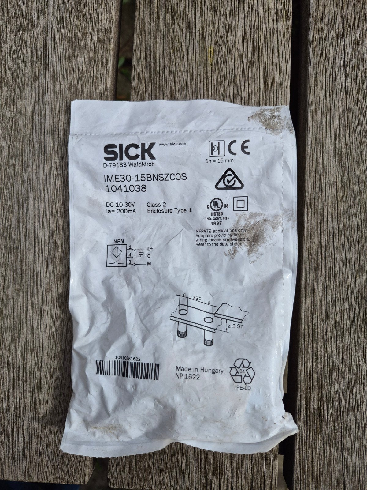 SICK IME30-15BNSZCOS Inductieve Sensor Nieuw, Ophalen of Verzenden