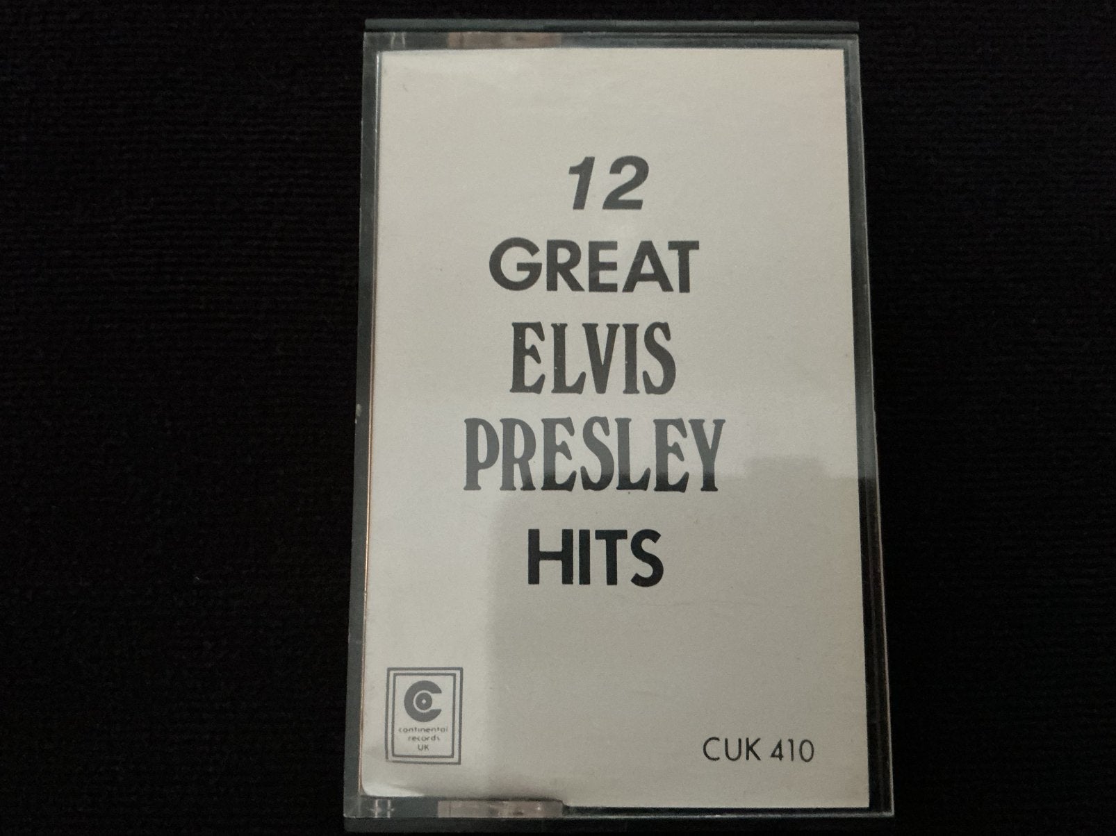 12 Great Elvis Presley Hits 2x cassettebandje, Cd's en Dvd's, Ophalen of Verzenden, Zo goed als nieuw, Pop, 2 t/m 25 bandjes