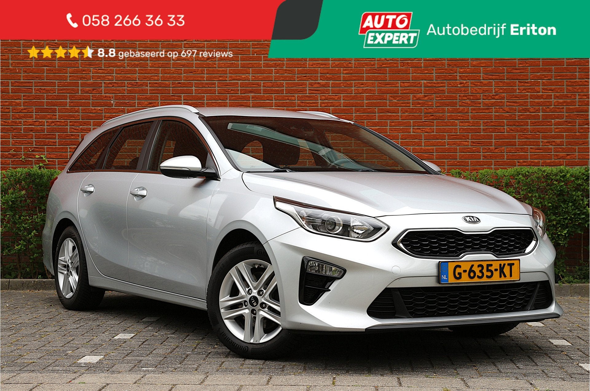 Kia Ceed Sportswagon 1.0 T-GDi 120pk DynamicLine | NL-auto |, Voorwielaandrijving, Stof, Gebruikt, Origineel Nederlands