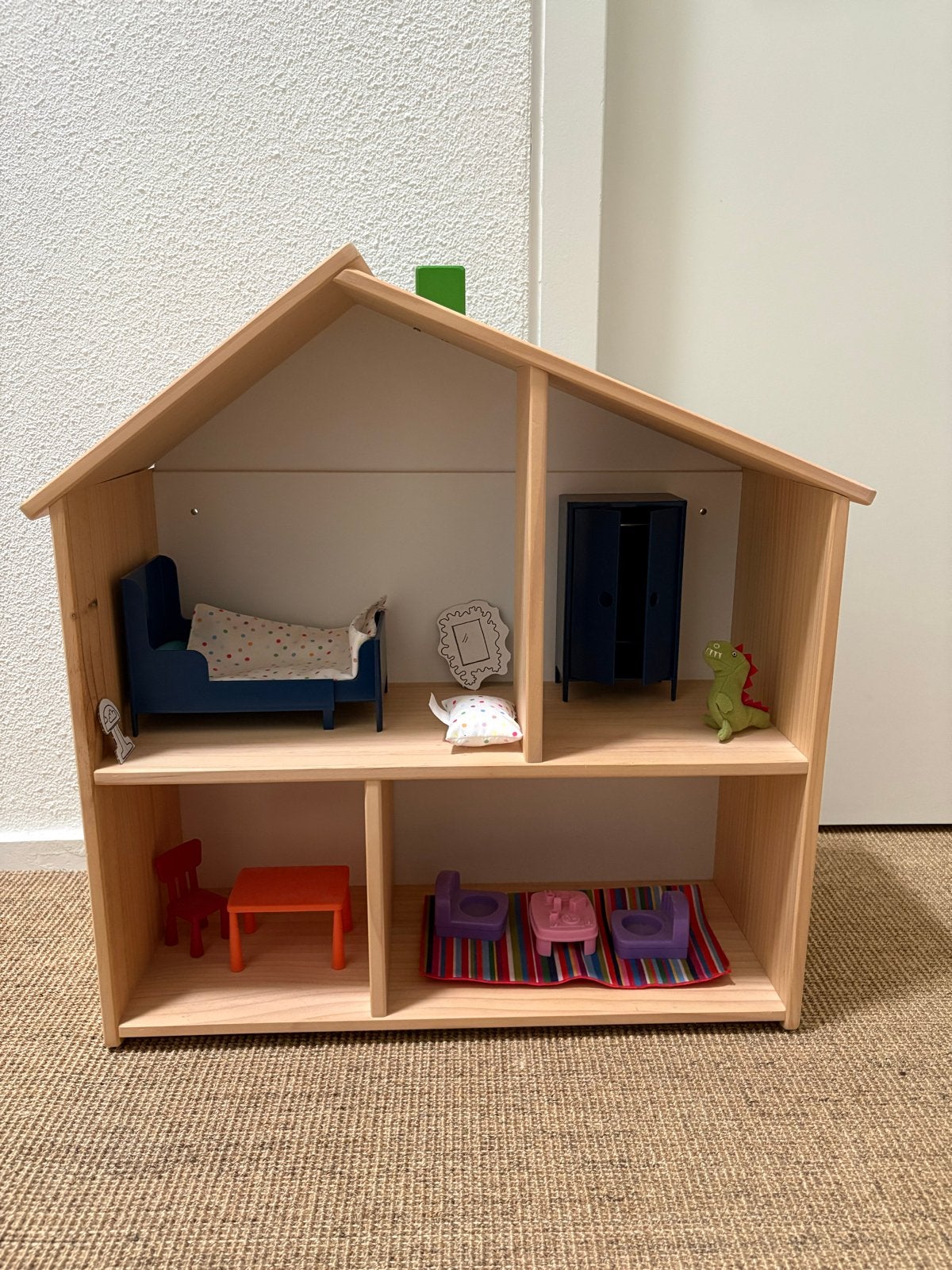 Ikea Houten poppenhuis met meubels, Ophalen, Zo goed als nieuw, Overige typen