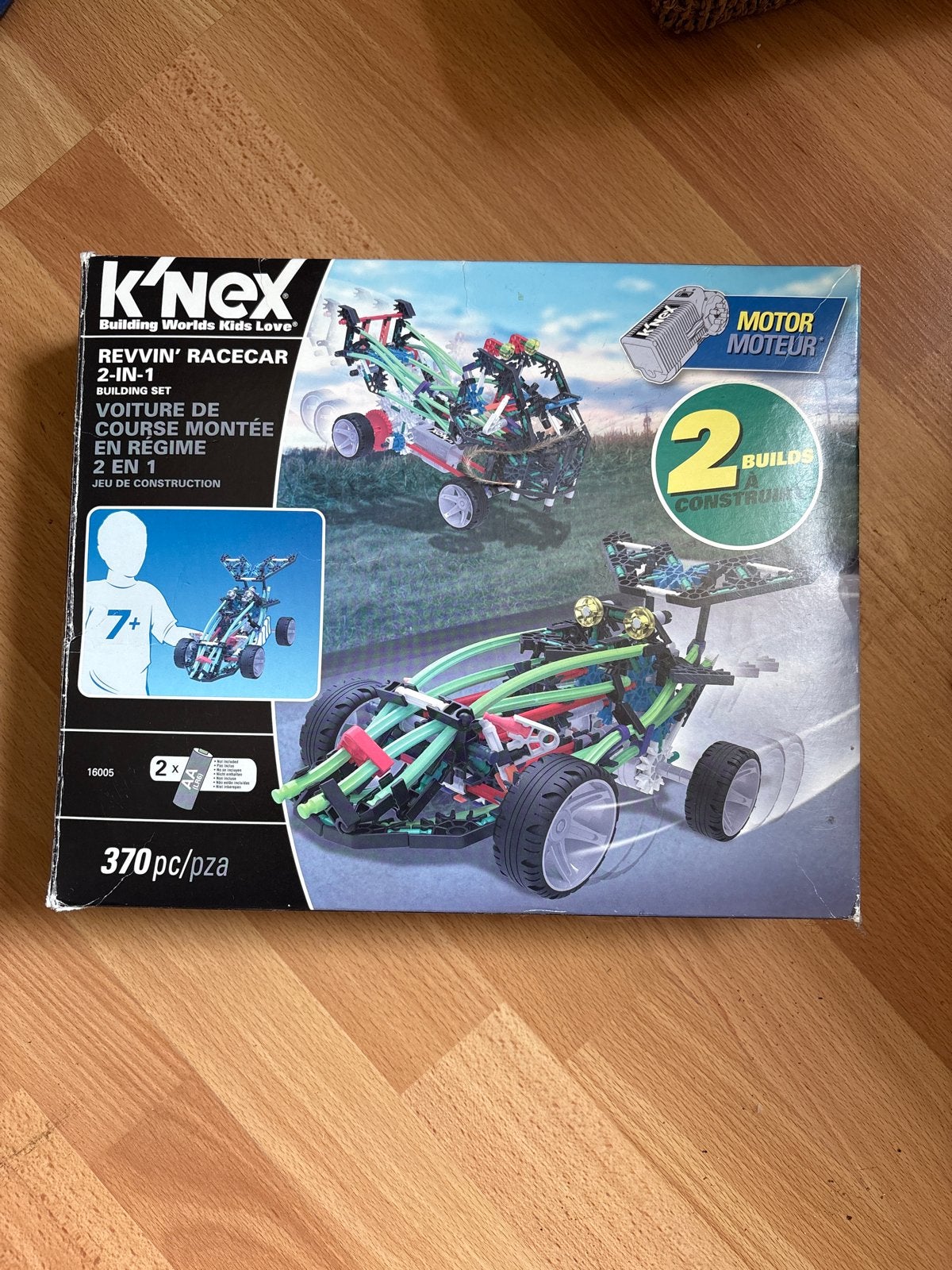 K'NEX Revvin' Racecar 2-in-1 Bouwset met Motor, Ophalen of Verzenden, Gebruikt, K'nex